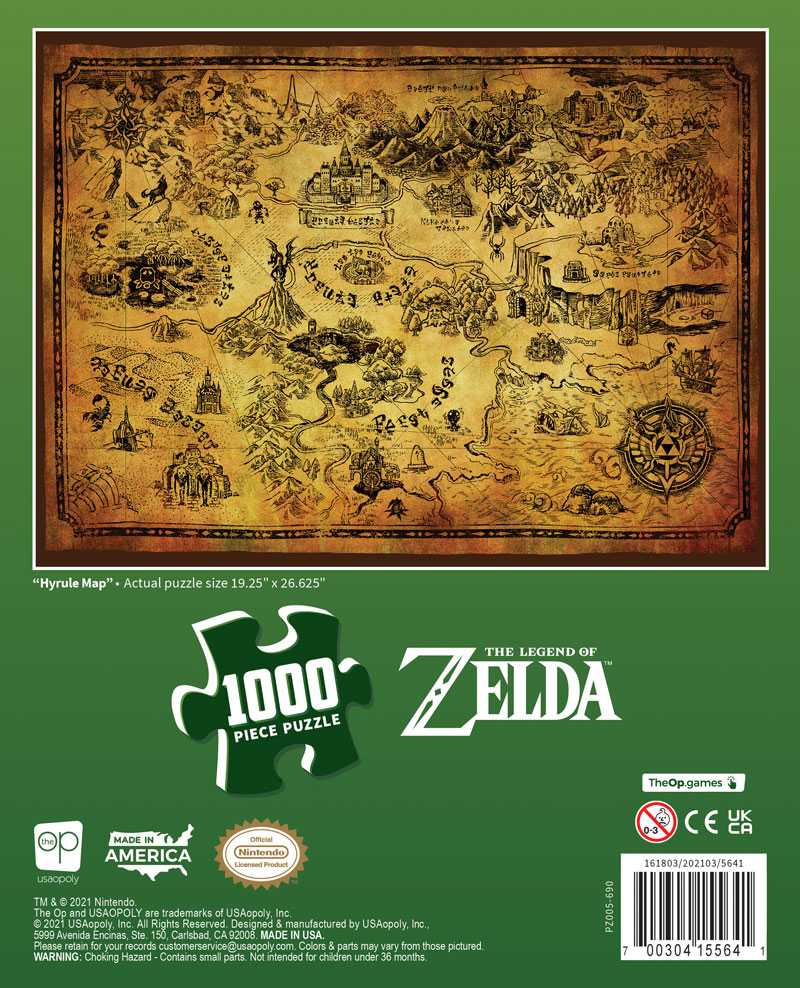The Legend of Zelda: Breath of the Wild 1000-Piece Puzzle